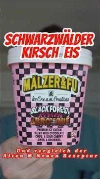Mälzer & Fu: Black Forest Cherry & Brownie + comparison test to Florida Ice Cream and Froneri 🍨🍫🥛🍒
