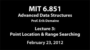 Lecture 3 in 6.851: Advanced Data Structures (Fall'17)