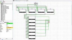 在logisim中实现四位寄存器并用LED输出存储值，包含使能端和复位