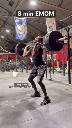 The Best CrossFit EMOM. CrossFit strength. Working on my form #motivation #crossfit #crossfitworkout