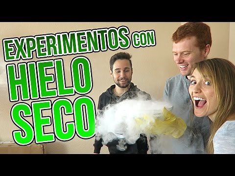 3 INCREÍBLES EXPERIMENTOS DE HIELO SECO CON JPELIRROJO Y ROENLARED