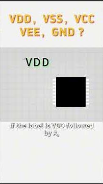 VCC, VDD,VSS, and GND are common labels used in electronic circuits.#slkor #engineering#electronics
