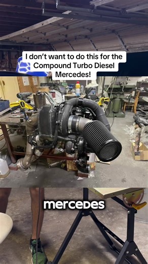 Took me 3 hours to get that tube to fit the manifold! 😭 #TikTokCarNewsContest #mercedesbenz #diesel #holset #turbocharger