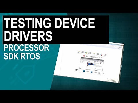 Setting Up and Testing Processor SDK RTOS Device Drivers