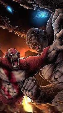 Why were none of the Hollow Earth apes strong enough to beat Kong? #godzilla #kong #scifi #shorts