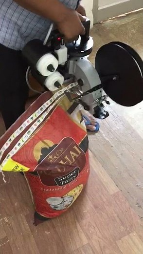 Rice Bag Sealing Tape , used with stitching when bag closing after filling rice. Avoid Duplicasy