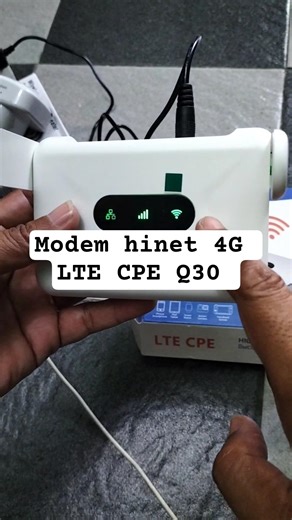 Hinet 4G LTE CPE Q30 modem can use Telkomsel card