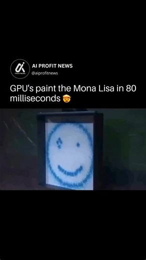 Artificial Intelligence News & Technology on Instagram: "At the NVision ’08 conference, MythBusters hosts Jamie Hyneman and Adam Savage built a unique machine to show the difference between a GPU and CPU. Using two robots and thousands of paintballs, they recreated the Mona Lisa in a stunning display. - - - - - Double Tap ♥️ & share/tag a friend Follow @aiprofitnews to keep up! 🎥 Video: @nvidia 📌 - - - - - #technology #robots #paintballs #monalisa #innovation #science #arttech #demonstration #