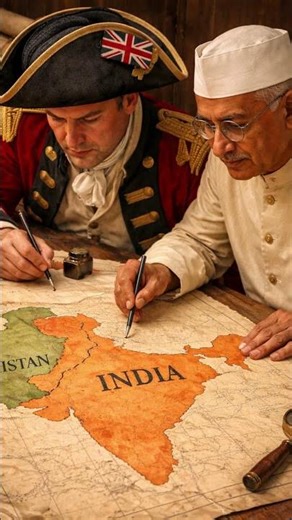 India–Pakistan Bloody Line (Radcliffe Line). #Partition1947 #IndiaPakistan #IndianHistory