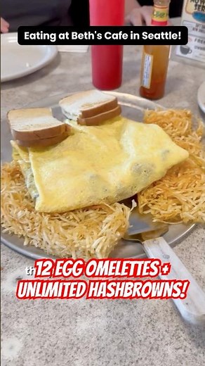 THE MOST FAMOUS BREAKFAST CAFE IN SEATTLE! (Beth's Cafe)
