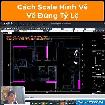 How to Scale Drawings to the Correct Scale #AutocadPhuongTk