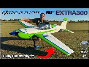 Can the Extreme Flight 91" Extra 300 Live Up to the Hype?/ Flight 30 with transmitter view!