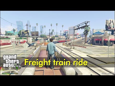 Freight train ride (daytime) | GTA V