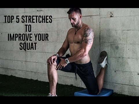 Top 5 Stretches to Improve Your Squat. | Overtime Athletes