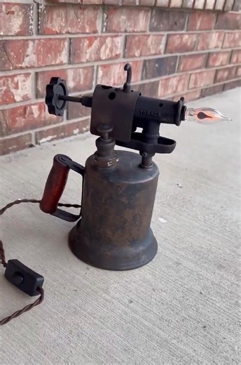 Vintage Blow Torch Lamp - Etsy