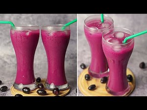 Refreshing Java Plum Juice | Black Jamun Juice Recipe | Easy Summer Drinks Recipe | Yummy