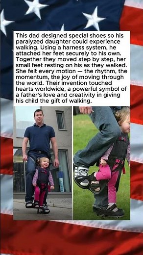 DAD'S INVENTION HELPS HIS DAUGHTER WALK AGAIN🥹🫶
