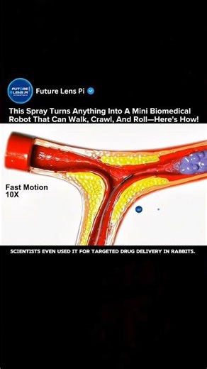Magnetic Spray Turns Everyday Objects Into Tiny Biomedical Robots #robot #shorts #technology #viral