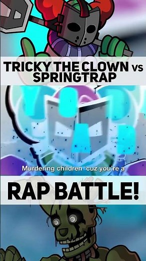 (Tricky vs Springtrap) ENTER THE MADNESS!! #rapbattle #fnaf #madnesscombat #fnf #fnafmovie