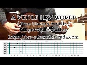A Whole New World (Disney's Aladdin) - Fingerstyle Guitar / Takashi Terada