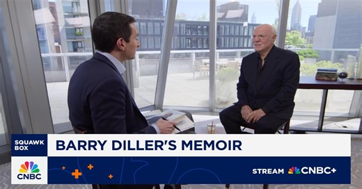Barry Diller on writing his new memoir: It's a good cracking story if I could tell it