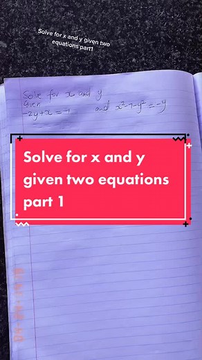Solve for X and Y: Equations Explained
