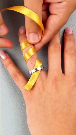 How to Take Off a Stuck Ring Without Pain | Easy Hack #shorts