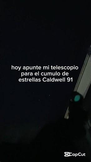 observación del cumulo de estrellas C91 🔭✨🌟 #astronomo #telescope #estrellas #espacio