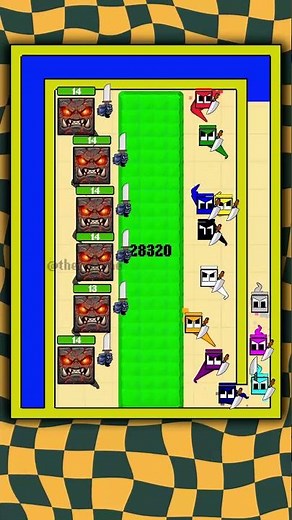 Square Race! 🟥🟦🟩🟨 #satisfying #squarerace #games #gaming