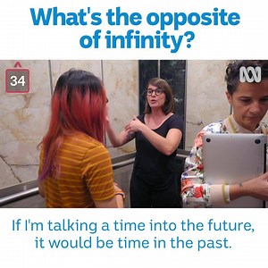 330K views · 5.1K reactions | Explaining infinity in an elevator ride? Don’t get a mathematician started — you’ll never hear the end of it. | ABC Science | Facebook