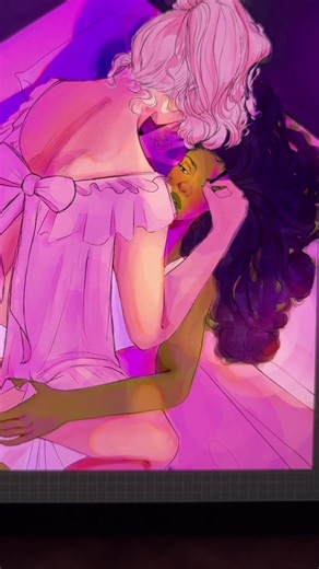 fhe algo Did Not like my last attempt at this video so i'm trying again and we're leaving more to the imagination this time. but the full art is on my profile 😋 #gelphie #wickedmovie #fanart #elphaba #digitalart