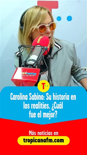 Carolina Sabino : Su historia en realities Actriz y cantante colombiana Toda la nota en nuestro canal de Youtube: Tropicana Colombia #CómoAmanecióBogotá #Tropicana #Bogotá #Radio #CarolinaSabino | Tropicana Colombia