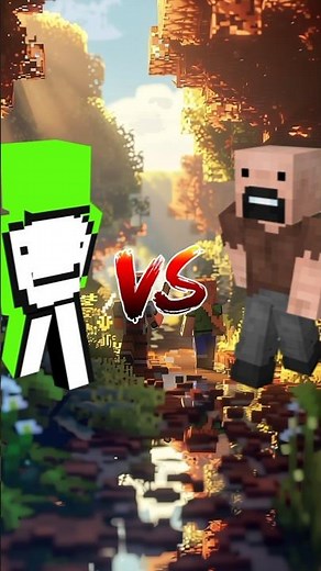 Dream Vs Notch and all mobs #minecraft #shorts #minecraftshorts #comparison