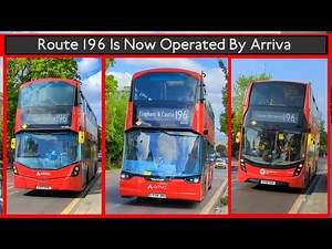The FIRST DAY Of Route 196 Arriva Operation | TEMPORARY Gemini 3s And Electroliners | + Transport UK
