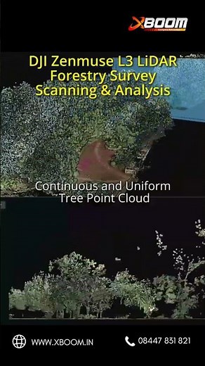 What if you could scan an entire forest in minutes—with centimeter-level precision? #xboom #dji