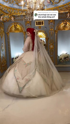 Ariel Wedding Dress Cosplay Video