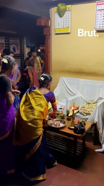 This is the wedding of two people who died in the 1990s. Here's a look into this unique marriage ceremony in India. | Brut