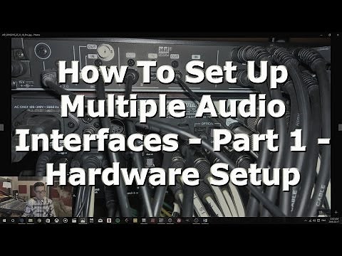 How To Set Up Multiple Audio Interfaces via ADAT - Part 1 - Hardware Setup