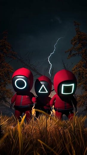 Squid Game 3D Animation 🎮 | Who Will Survive? 😈 #shorts #ytshorts #youtubeshorts #trending #3d