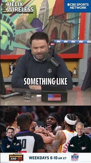 Boomer and Gio were actually happy to see Mitchell Robinson ejected😂