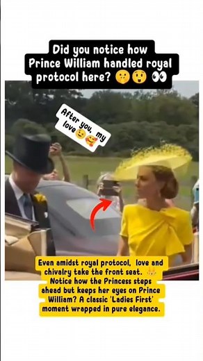 Did you notice how Prince William handled royal protocol here? 🤫😲👀#princewilliam #katemidddleton