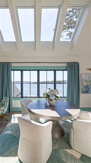 HGTV on Instagram: "Designer secret: Trim doesn’t have to be white. 🤫 See how we elevated every space in HGTV Dream Home 2026 with bold paint combos from the @hgtvhomebysherwinwilliams Color Collection of the Year, Honest Essentials."