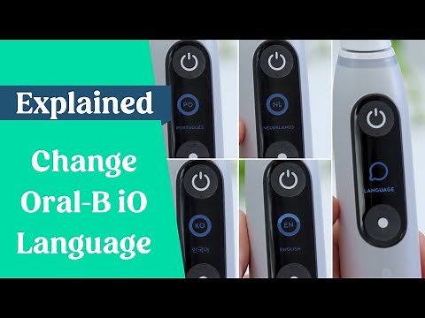 How to change language - Oral-B iO
