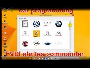 how to install FVDI abrites commander full version with18 softwares (part 1)