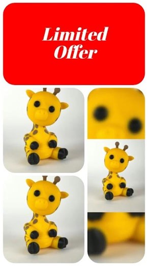 3D Printed Articulated Giraffe Keychain