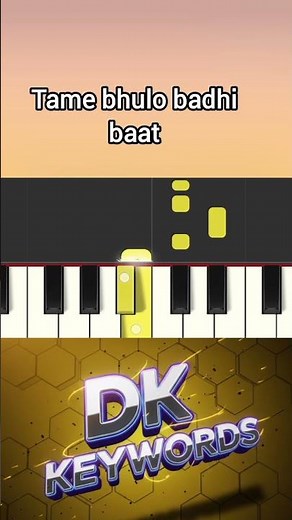 chogada song on piano | tutorial | #shorts |