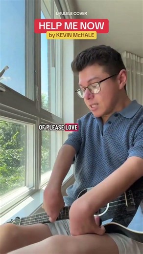 How I Play Ukulele with a Disability: Help Me Now (Kevin McHale Cover)