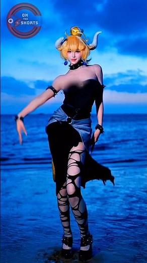 Bowsette Cute Dance ❤️😍 Super Mario Bros Cosplay #shorts