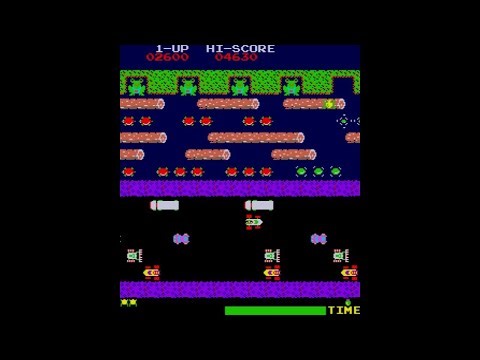 Frogger [Arcade Longplay] (1981) Hermatic
