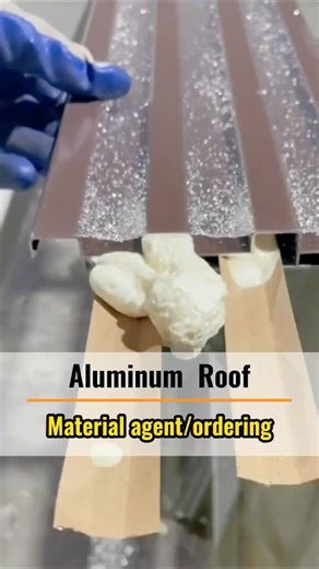 This is the roofing material that will be popular around the world in the next two years #aluminum #aluminumroof #metalroof #roof #installation | Aluminum Alloy Roof